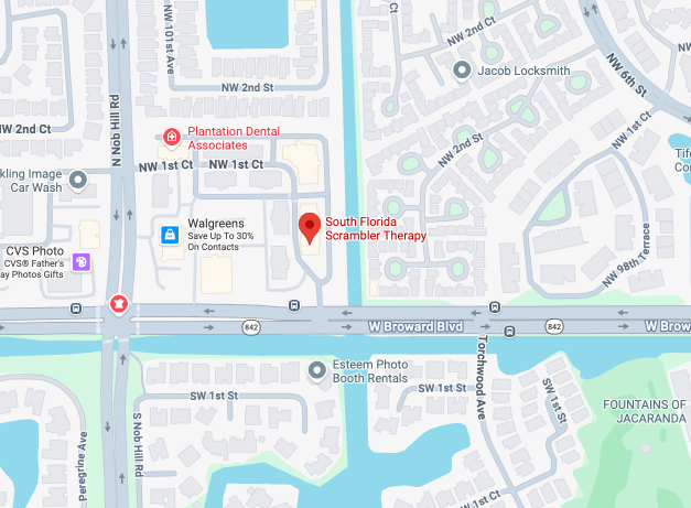 South Florida Scrambler Therapy Map pin