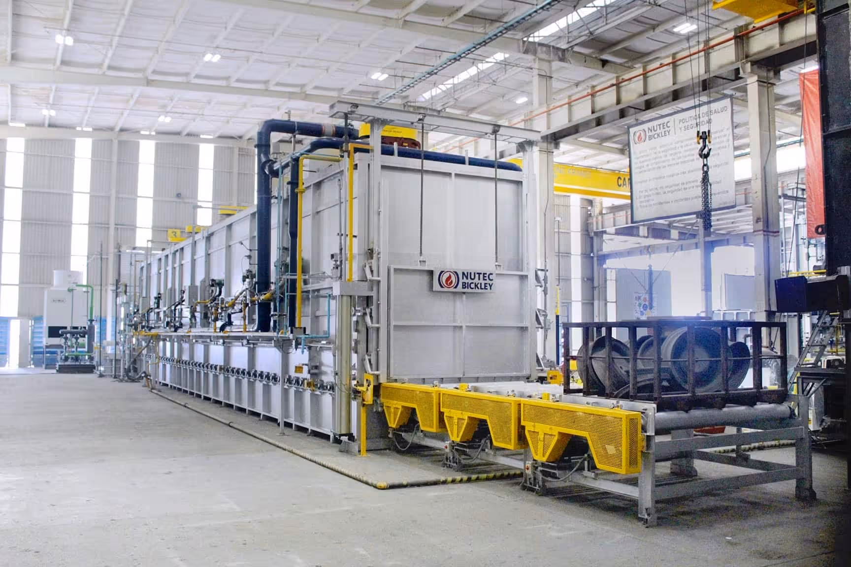 Roller Hearth Furnaces for Automotive Solution Heat Treating manufactured by NUTEC Bickley