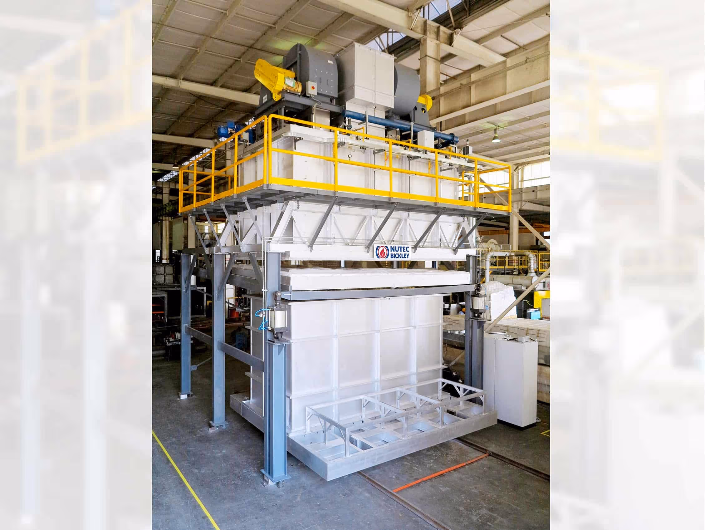 Drop Bottom Furnace for Aluminum Heat Treatment manufactured by NUTEC Bickley