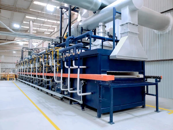 Industrial Roller Kilns for Annealing manufactured by NUTEC Bickley