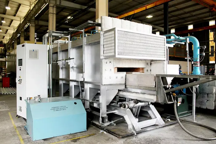 walking beam furnaces for metal