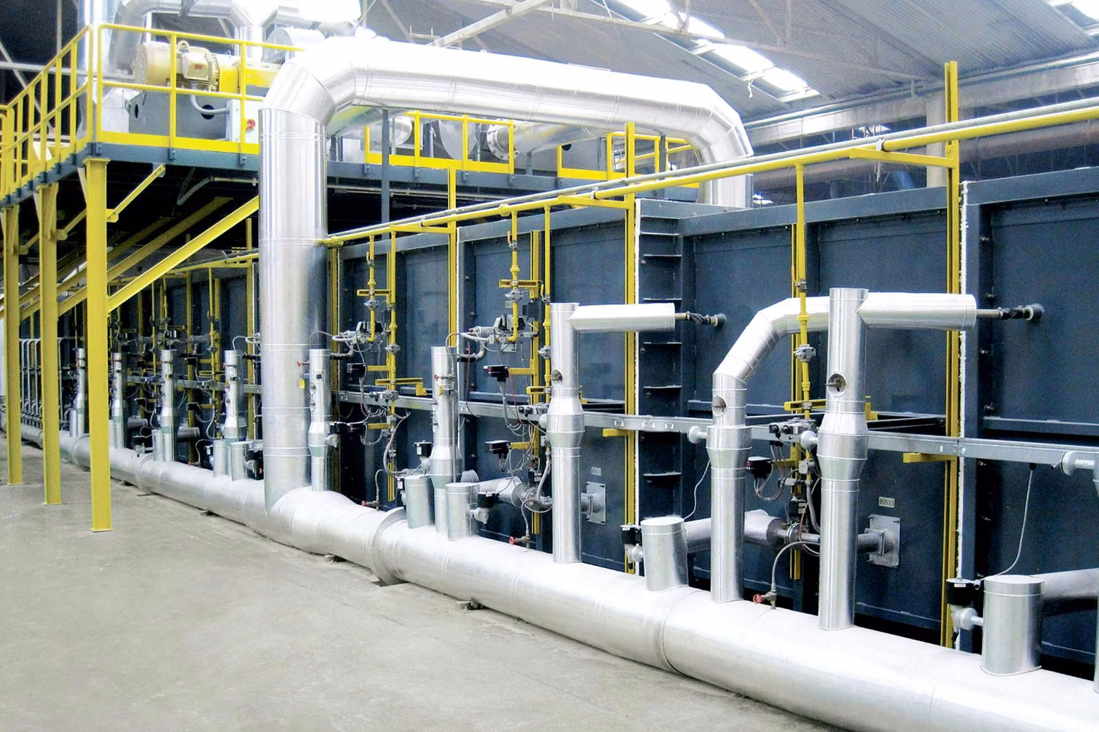 horno túnel industrial proceso de sanitarios