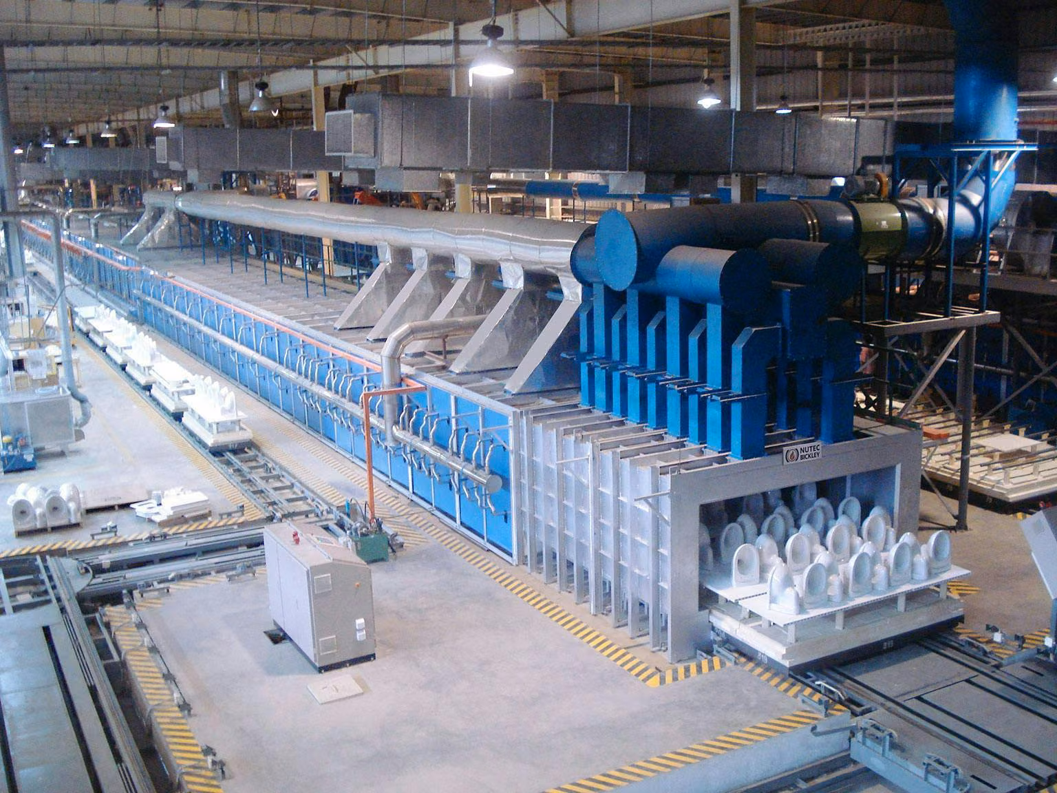 horno túnel industrial sanitaria