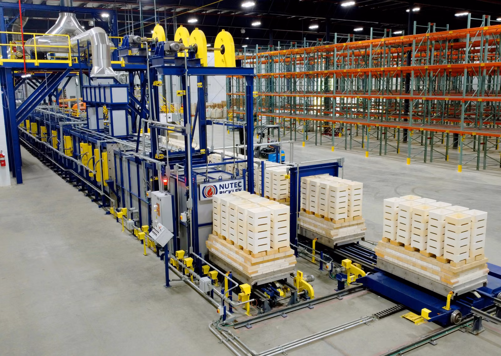 hornos de túnel industrial para productos en polvo