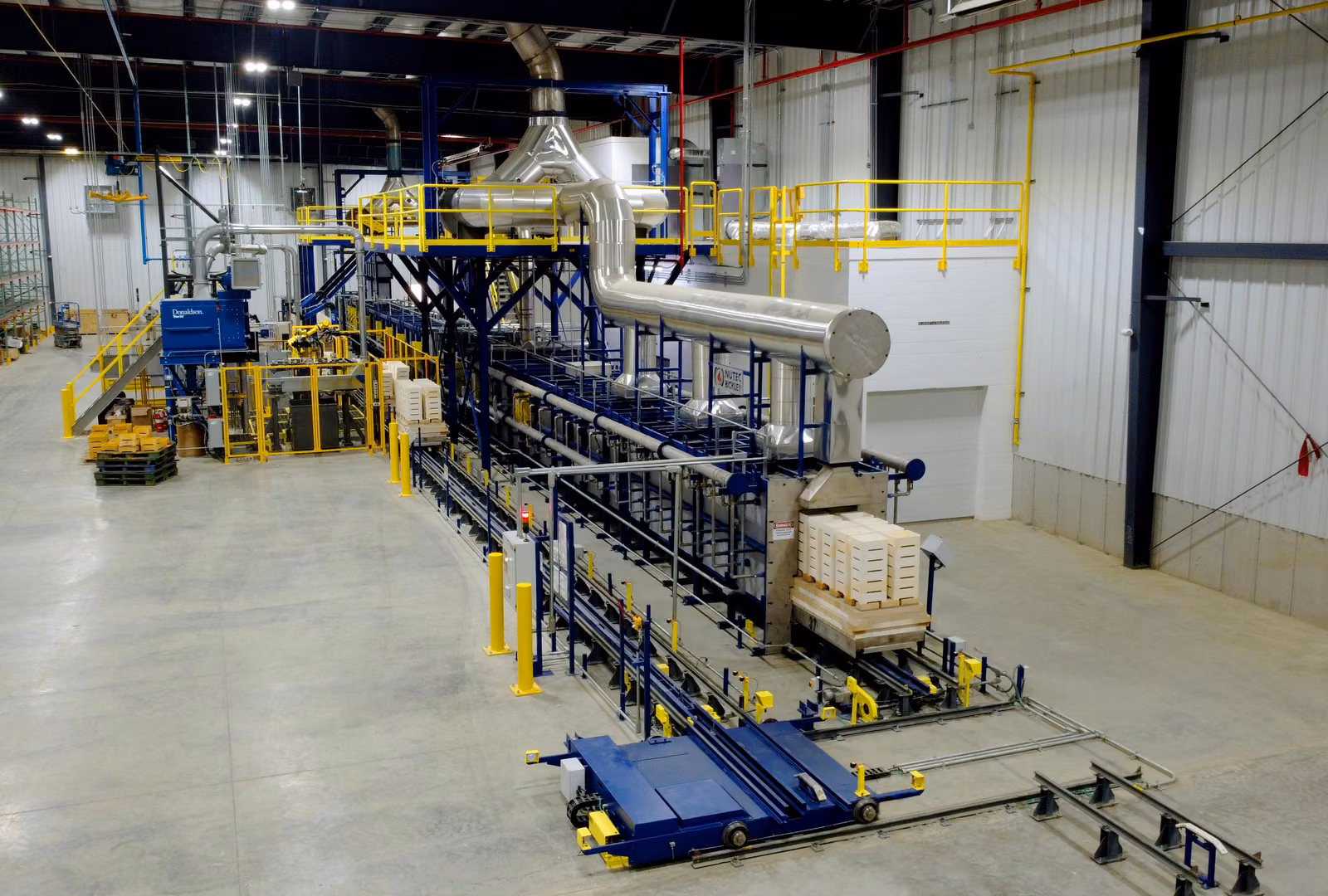 hornos túnel eléctrico para productos en polvo