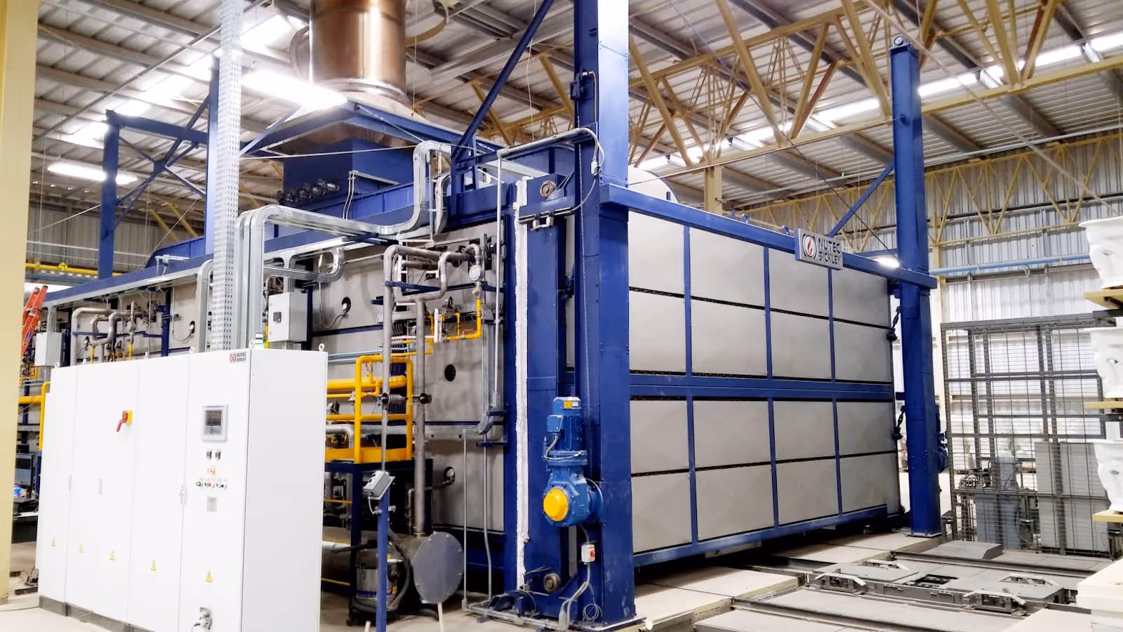 Industrial Shuttle Kilns for Sanitaryware manufactured by NUTEC Bickley
