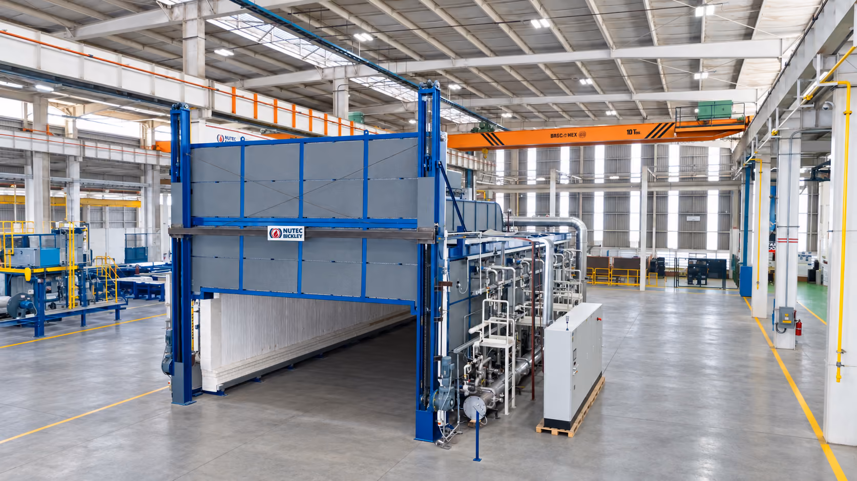 Industrial Shuttle Kilns for Sanitaryware manufactured by NUTEC Bickley