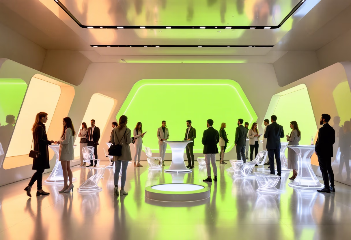 image of a tech conference (for a space tech)