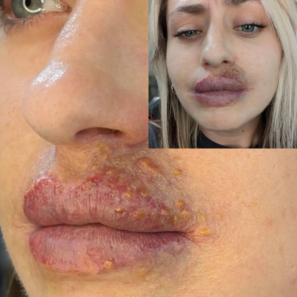 bad lip filler