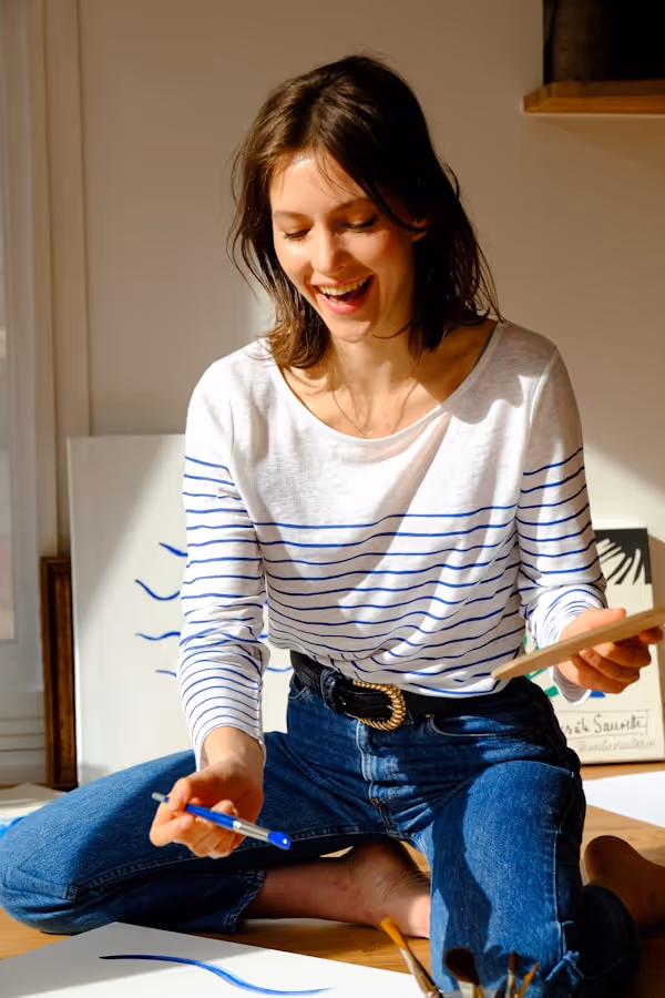 La marinière en Lin Atelier Unes