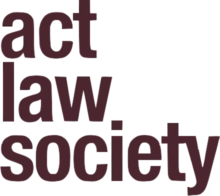 act law society logo (maroon)