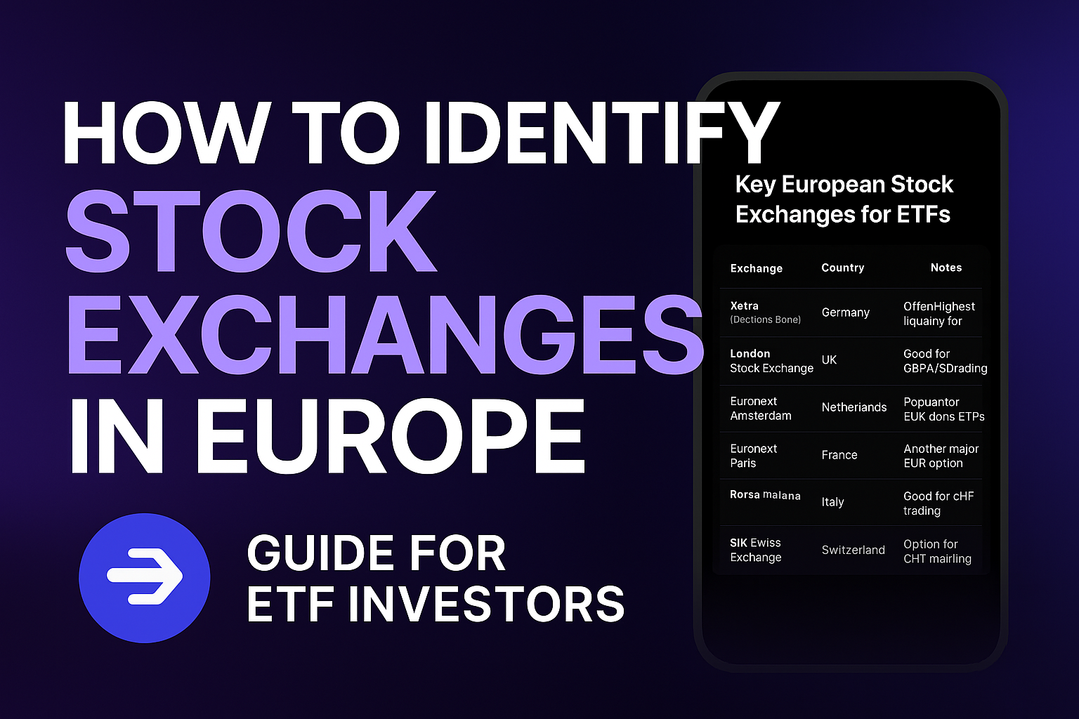 European Stock Exchange Codes on Interactive Brokers: ETF Trading Guide