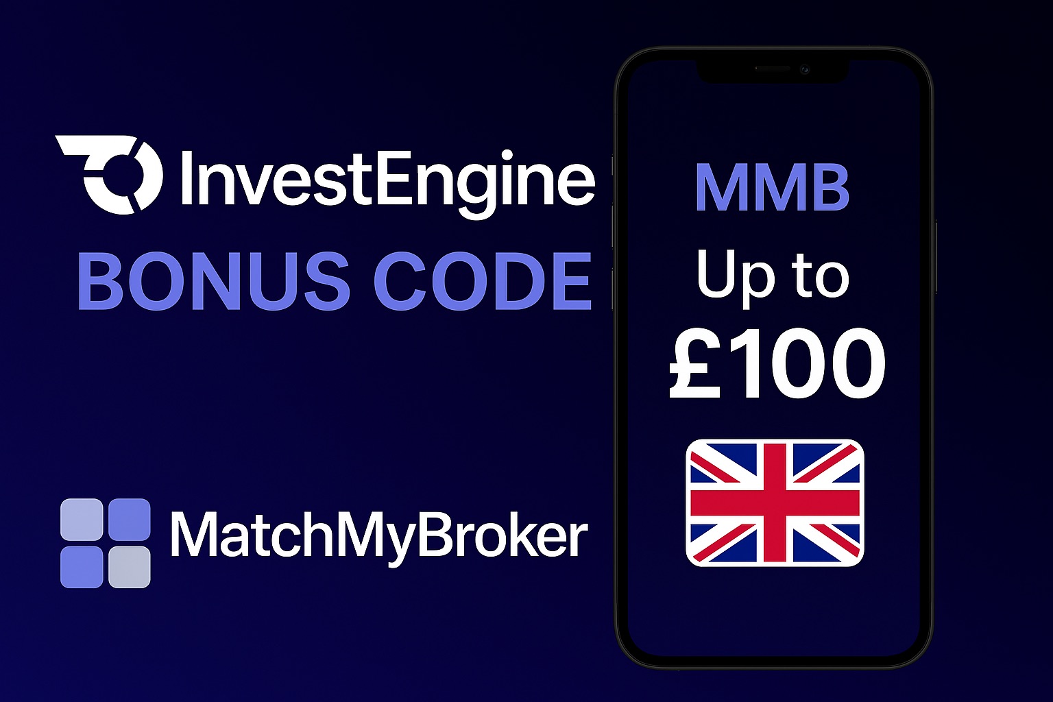 InvestEngine Promo Code 2026 | Code MMB | Get Up to £100 Bonus