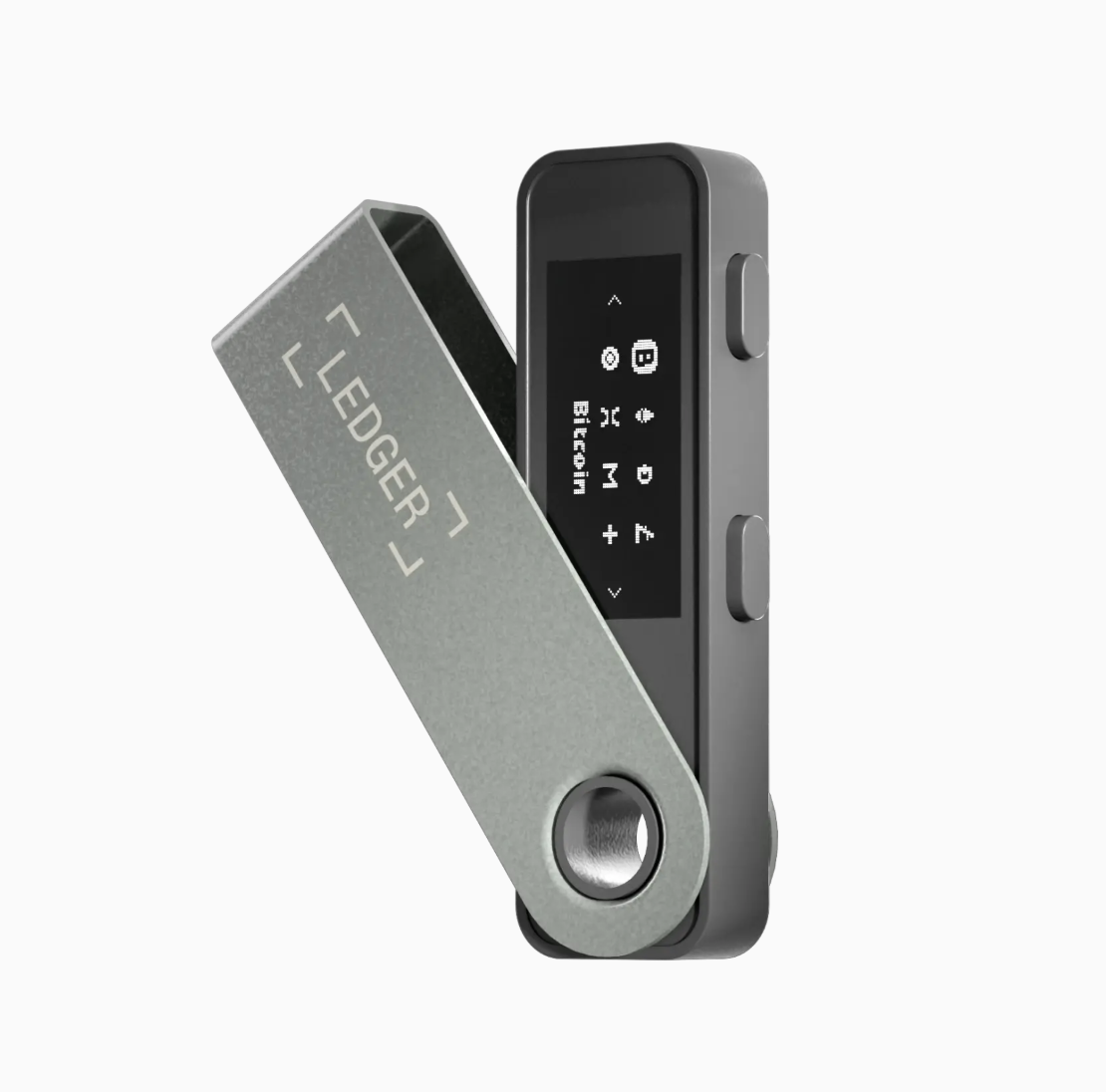 Ledger Nano S Plus hardware wallet - secure crypto storage device with USB-C connection
