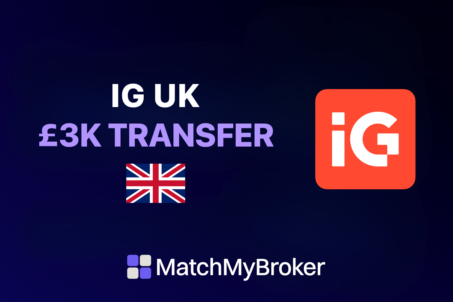 IG UK Transfer Cashback 2026 - Get up to £3,000 cashback when you transfer your investments to IG