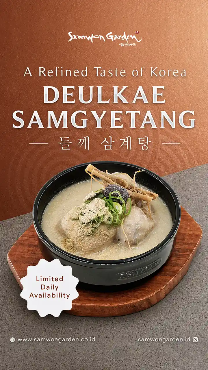 deulkae samgyetang
new menu
korean restaurant jakarta
