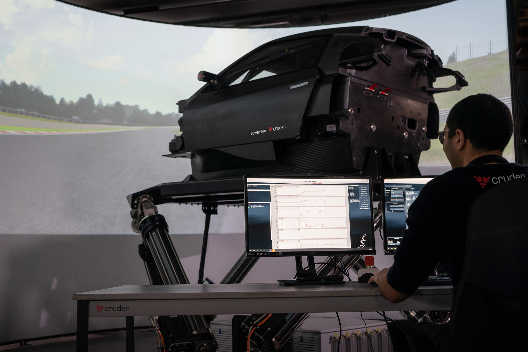 Cruden motorsport simulator with GT mock-up