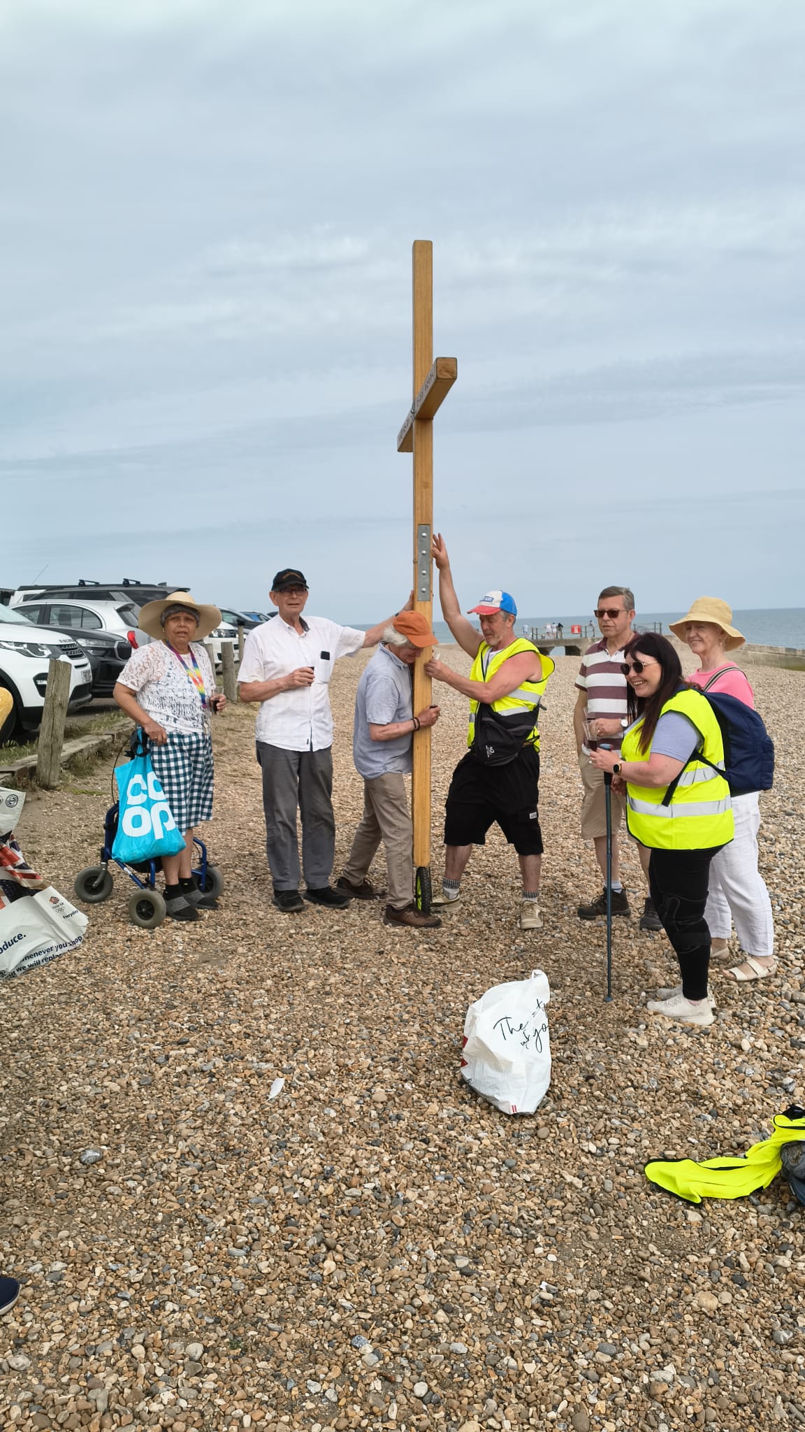 Communion on the beach