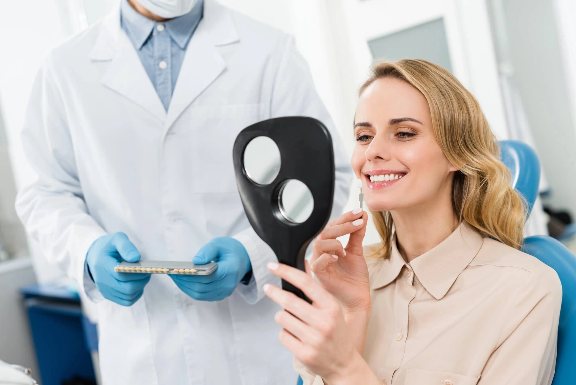 Woman Getting a Sinus Lift