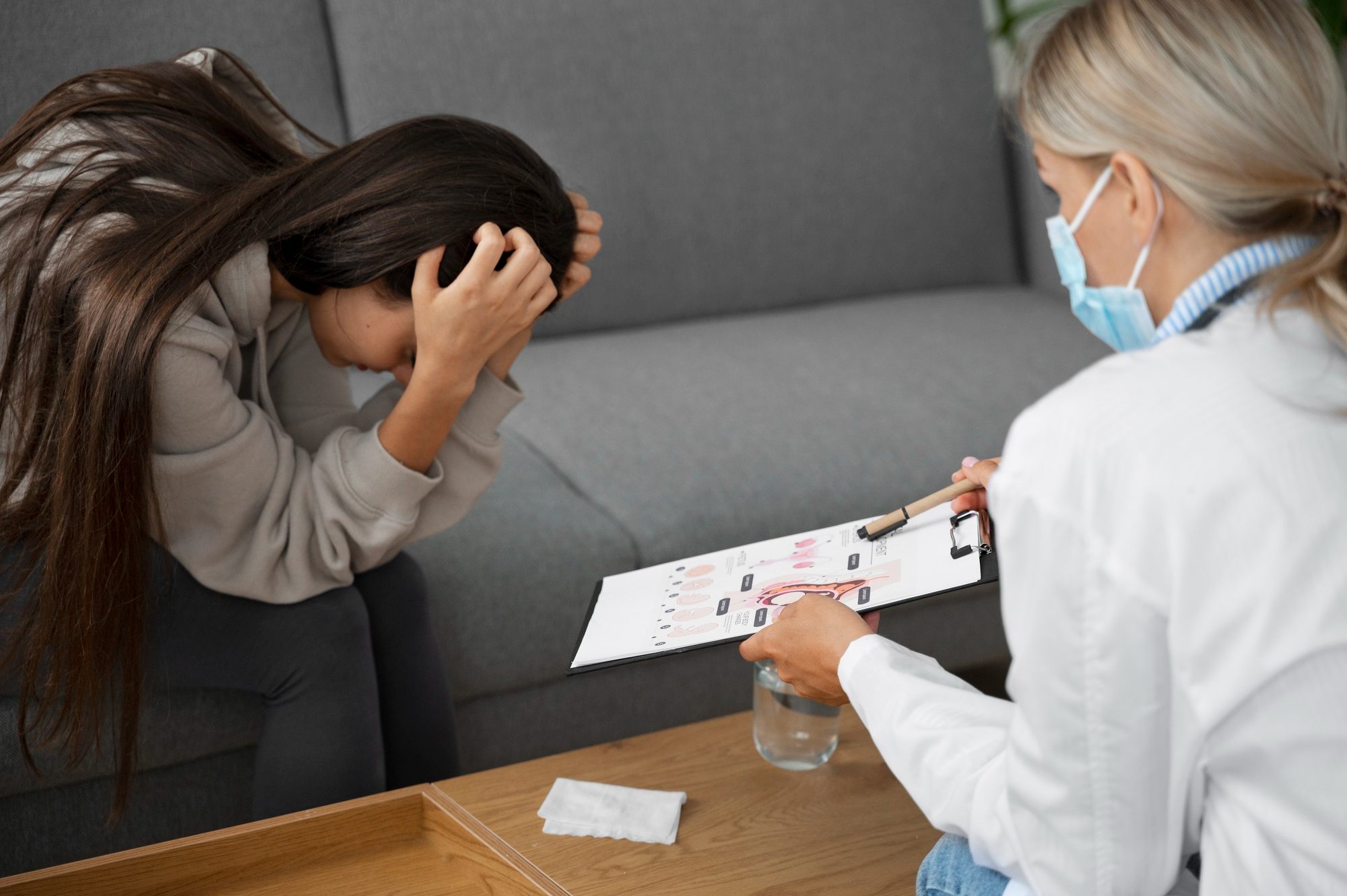 Accompaniment by doctor while debunking myths