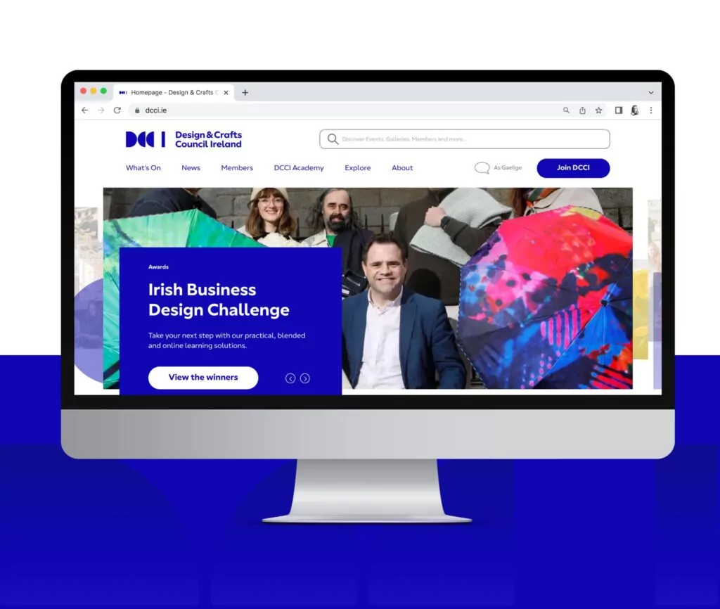 Design & Crafts Council Ireland Website