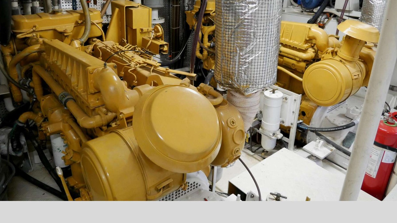 Vripack 69 expedition trawler for sale, 2004, engine room