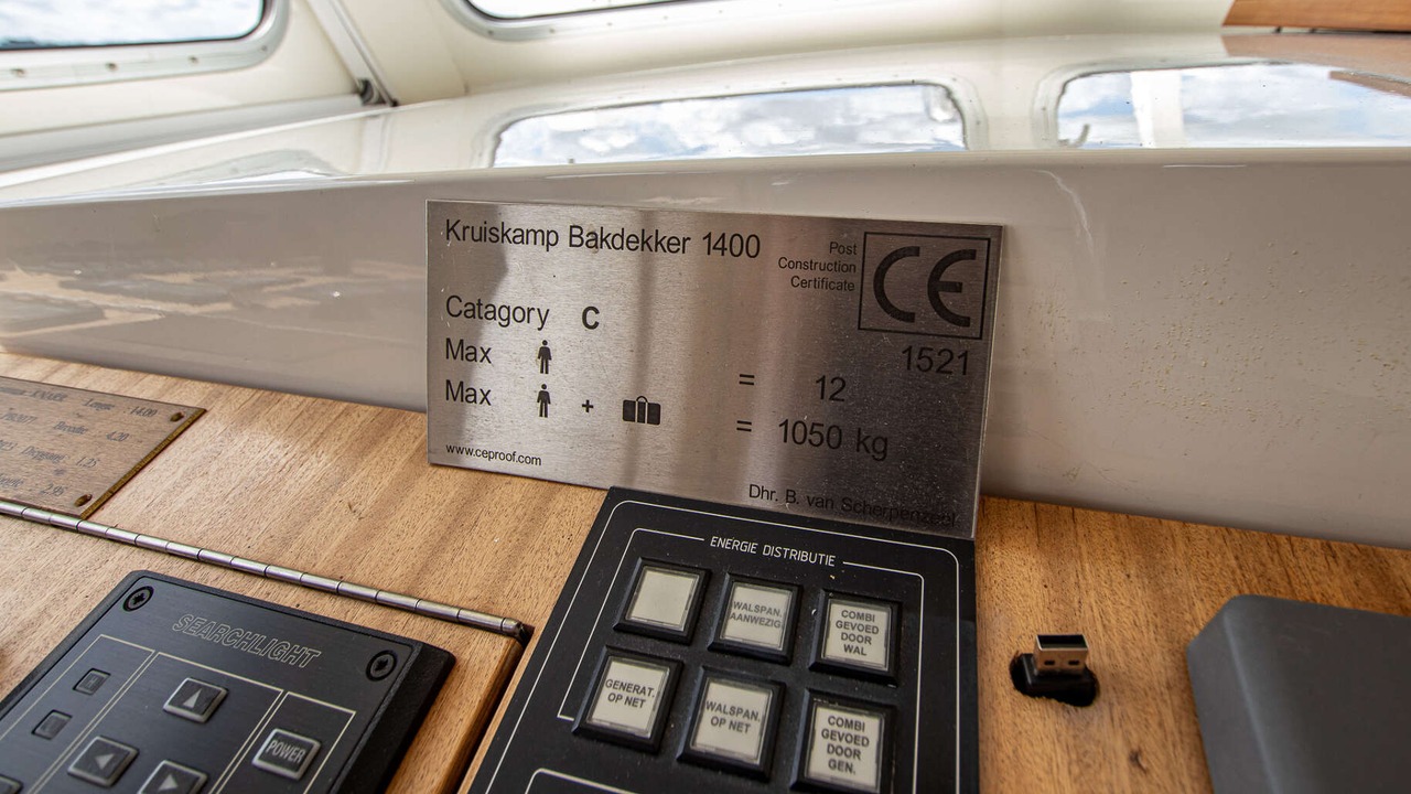 Knarr, Kruiskamp Bakdekker 1400 for sale, 2005, interior