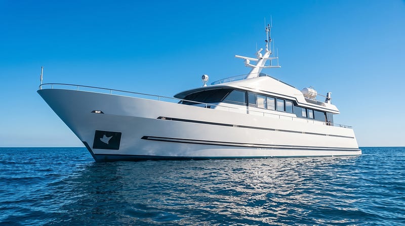 A 91ft Steel Explorer Yacht You Can Actually Afford?