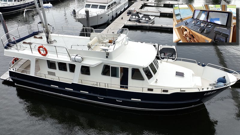 Alm Trawler 1600 AD “Lizzy” – A Dutch-Built Steel Explorer Yacht