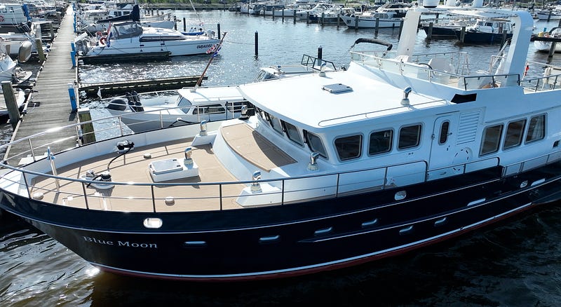 Steel Trawler Yacht. Steel Pilot Boat. A Return to the Netherlands with Yacht Buoy