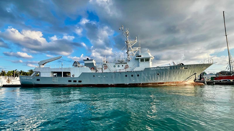 Conquer the Wild Oceans: 144-Foot Expedition Yacht "Sharkwater" - Yours for $1,495,000