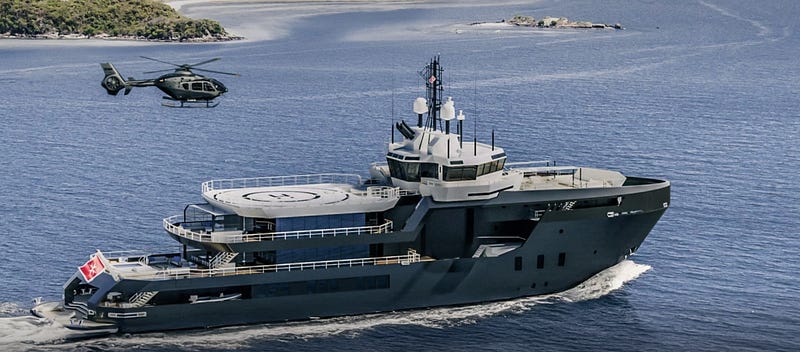 From Oil Rig Support Vessel to €99,500,000 Superyacht: The Extraordinary Transformation of 'PROJECT MASTER'