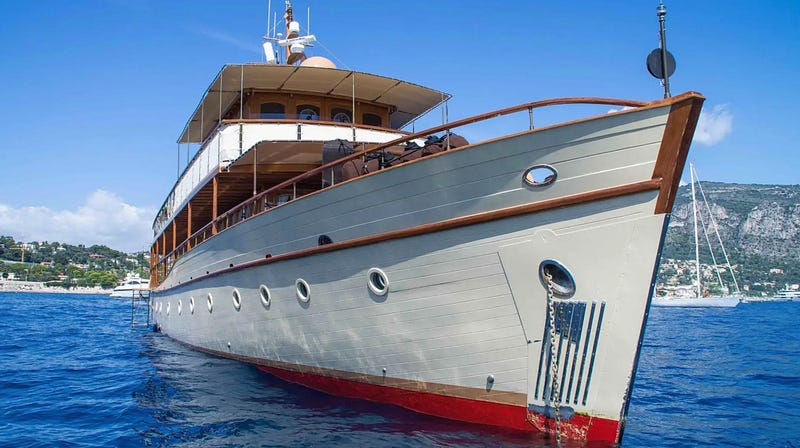 From Royal Navy WWII Patrol Vessel to Luxurious Yacht: The Remarkable Transformation of M/Y 'Over The Rainbow'