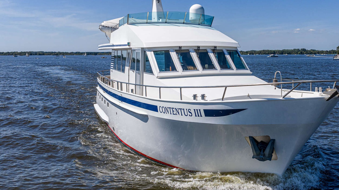 Contentus III, 1991 Moonen 56 steel motor yacht for sale