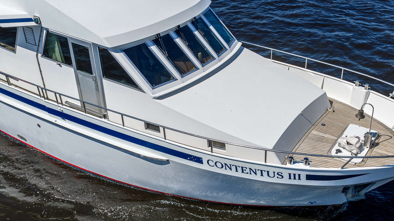 Contentus III, 1991 Moonen 56 steel motor yacht for sale