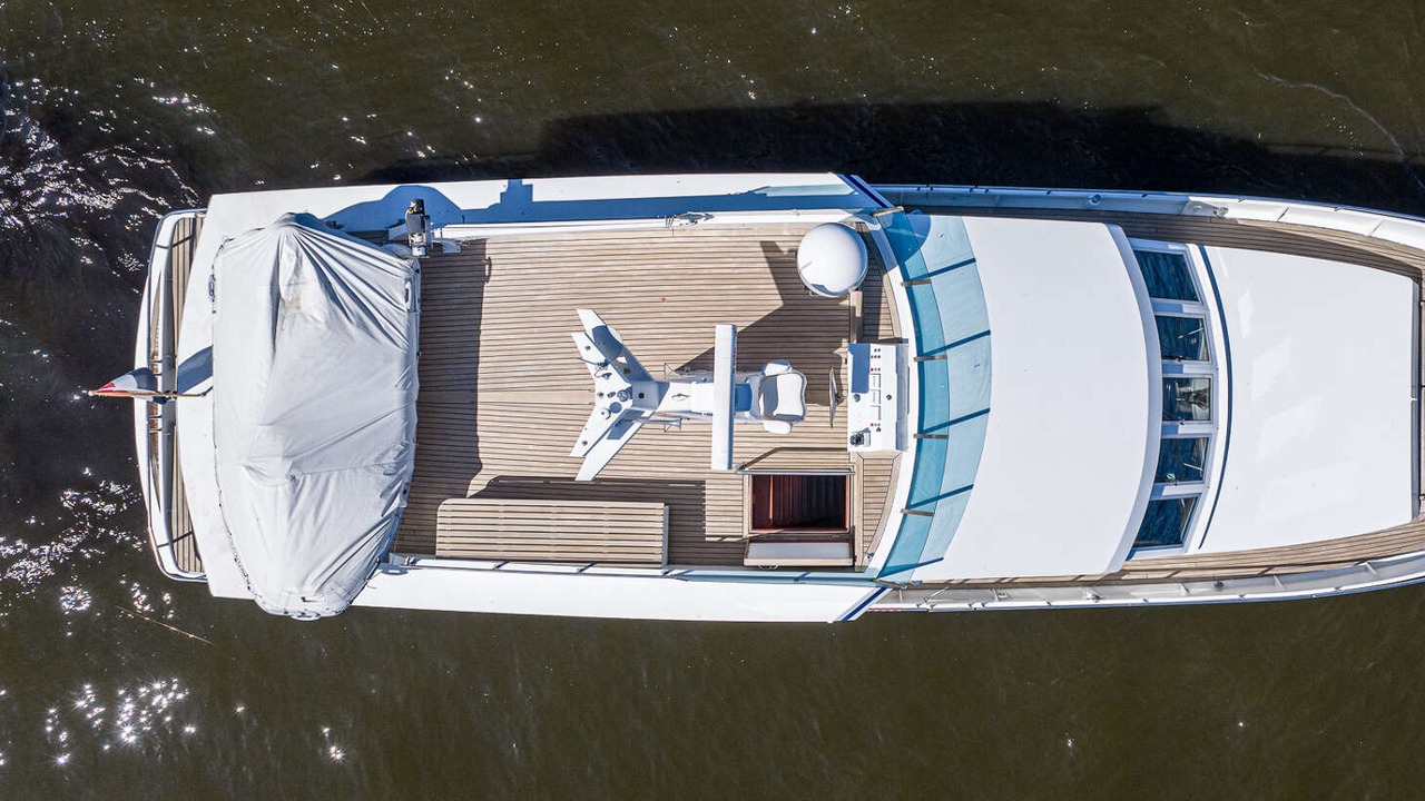 Contentus III, 1991 Moonen 56 steel motor yacht for sale