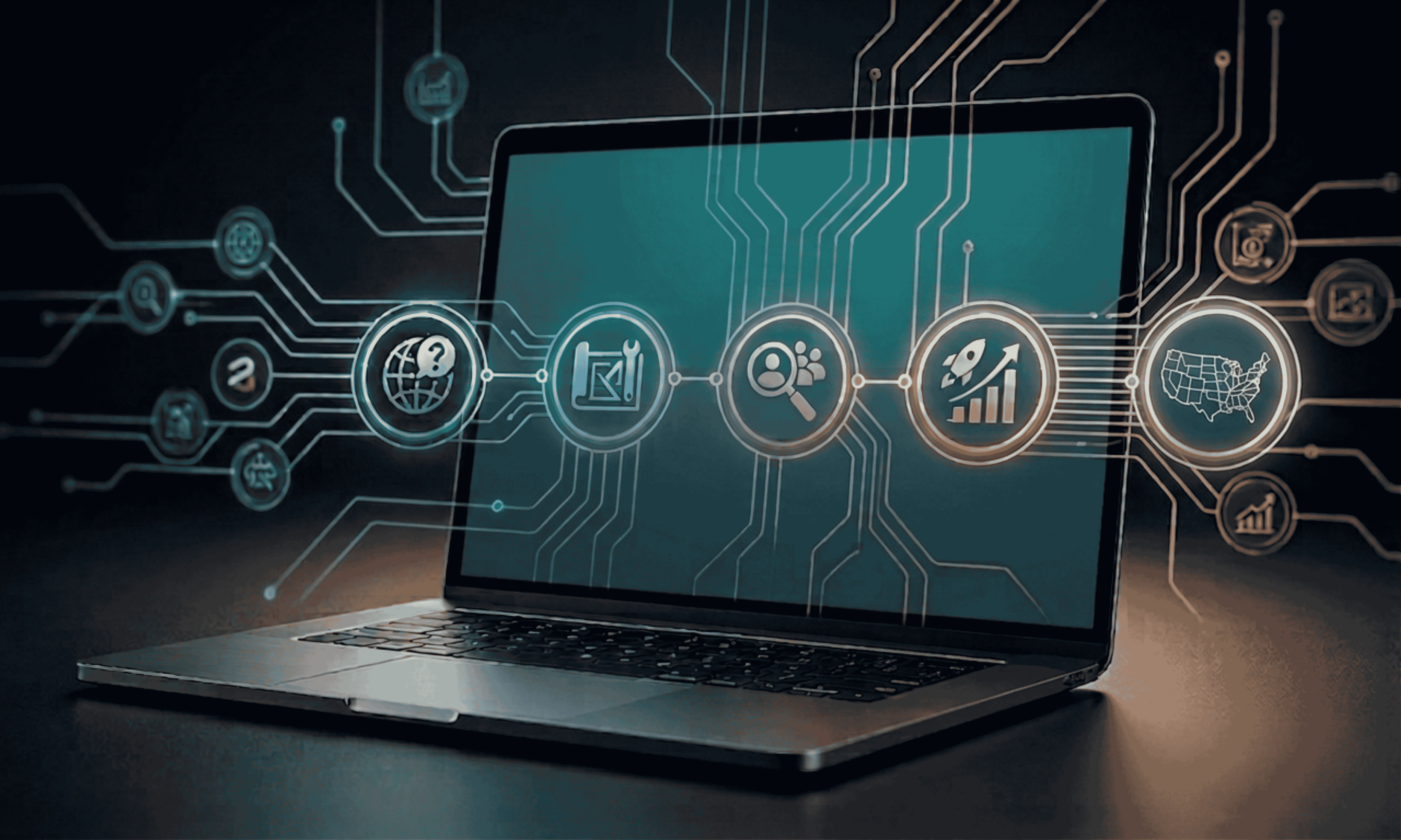 Manhattan skyline with the Empire State Building representing U.S. business growth and market opportunity