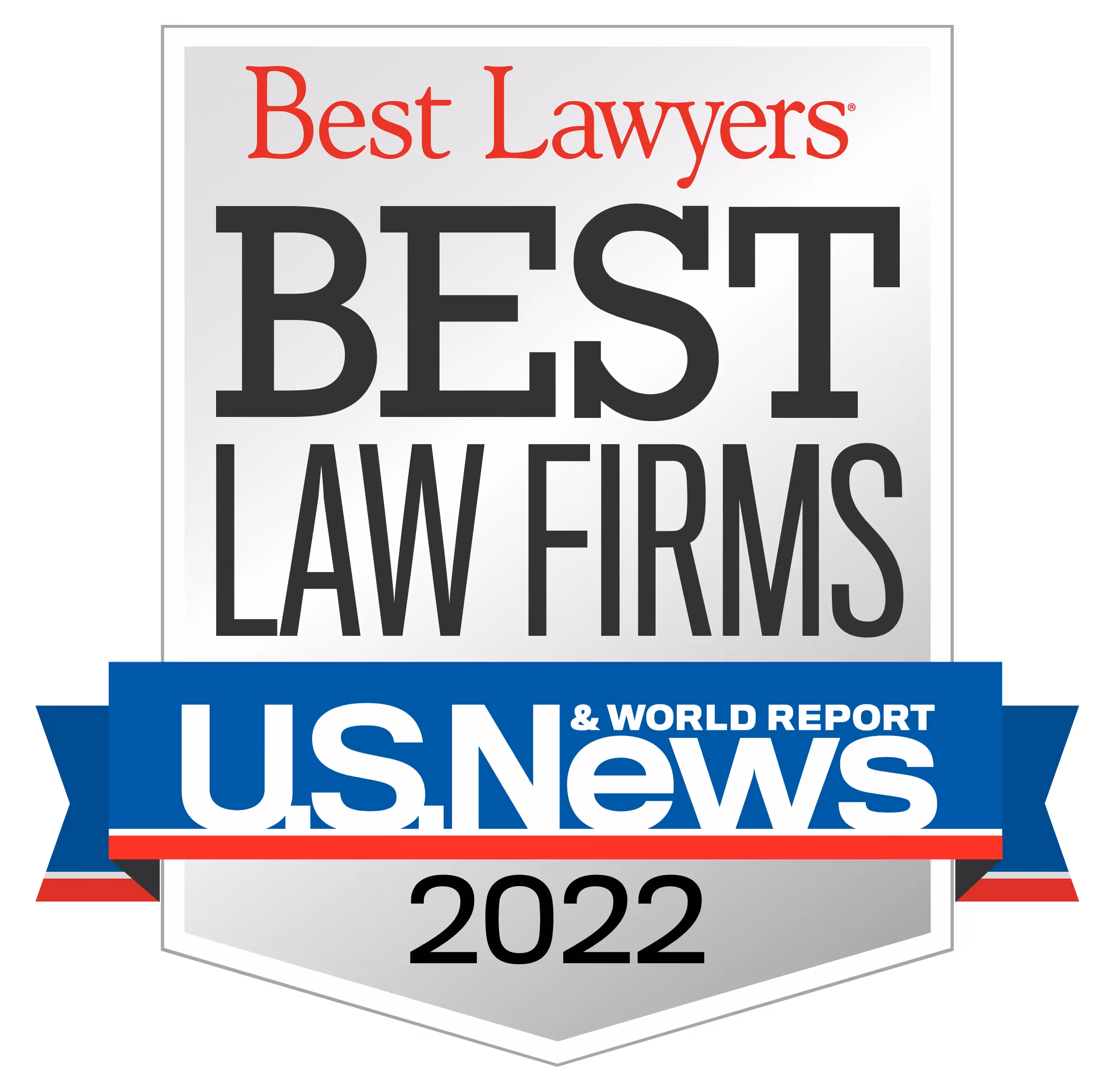 Best Lawyers Best Law Firms 2022 badge