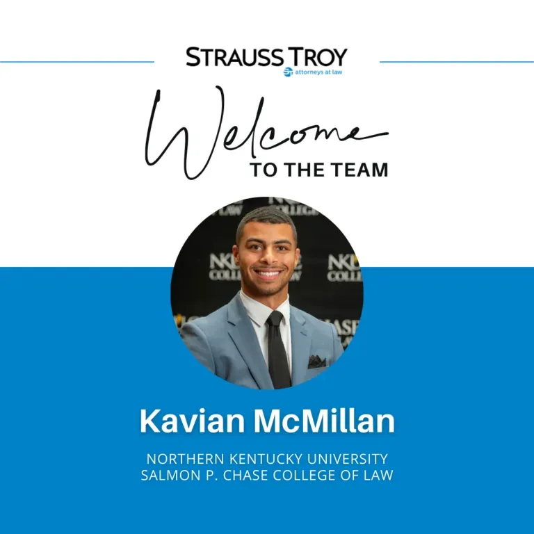 Strauss Troy Summer Associate Kavian McMillan