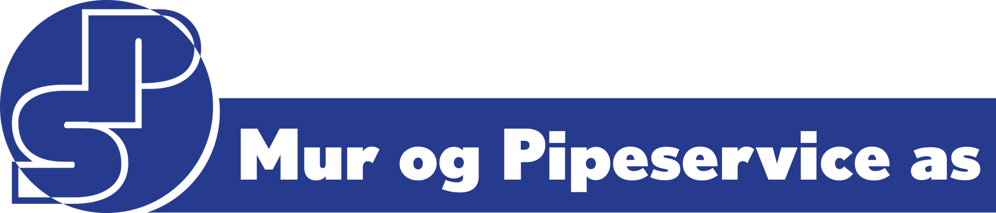 Mur og Pipeservice logo - kunde av Horn Media