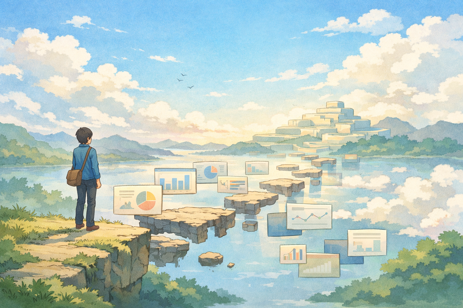 A red, orange and blue "S" - Salespeak Images