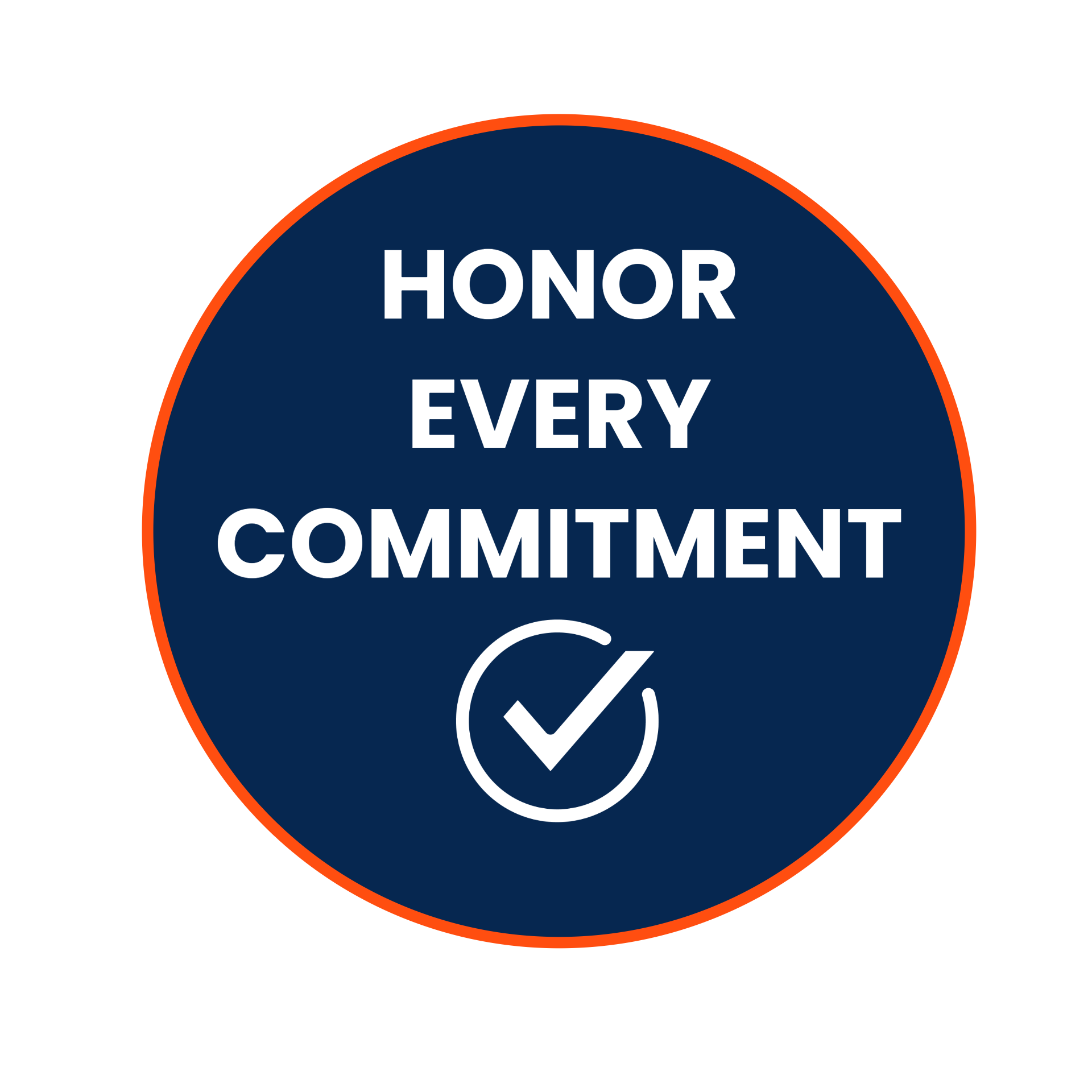 icon: honor every commitment