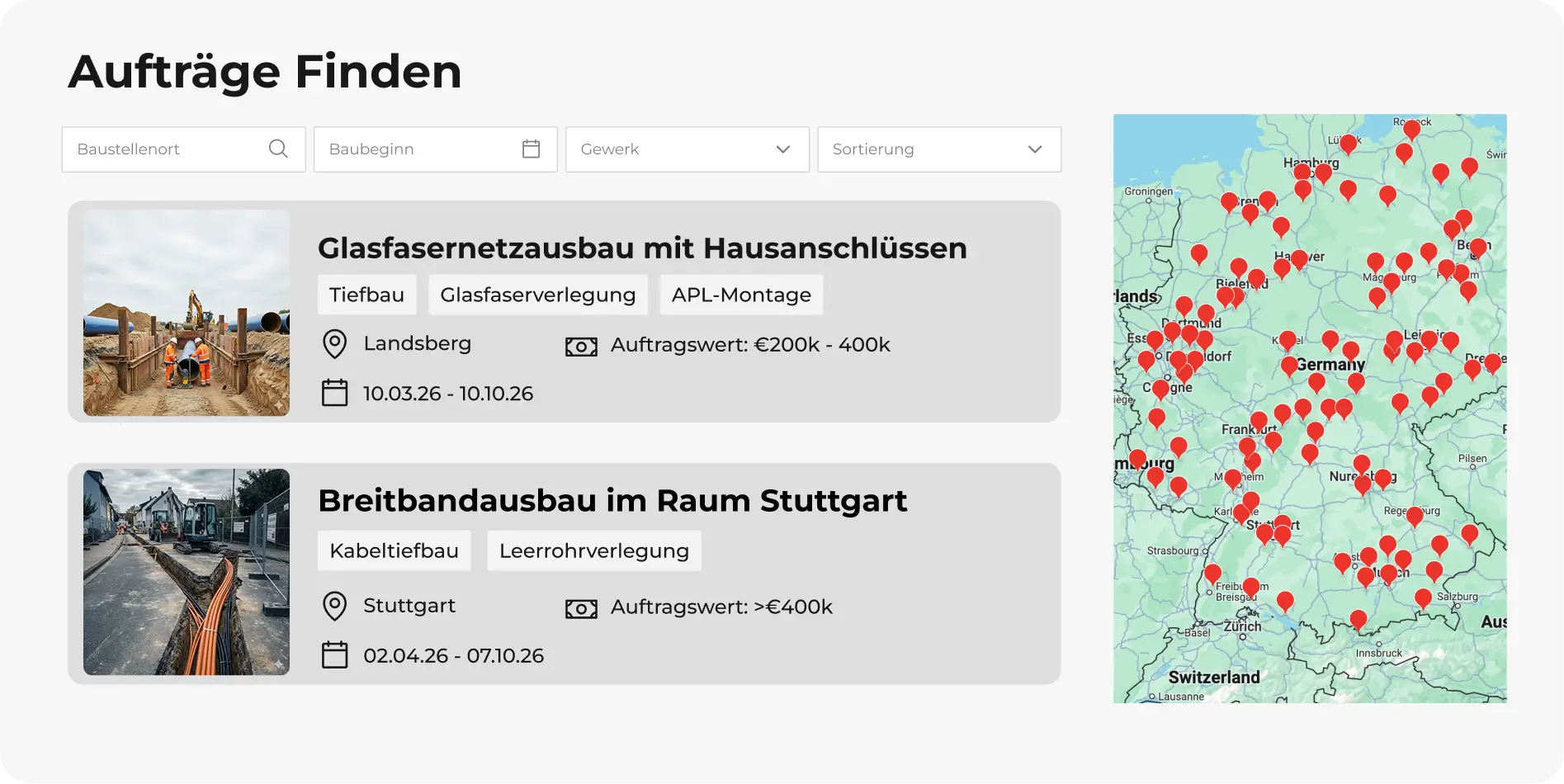 Subunternehmer Aufträge Finden