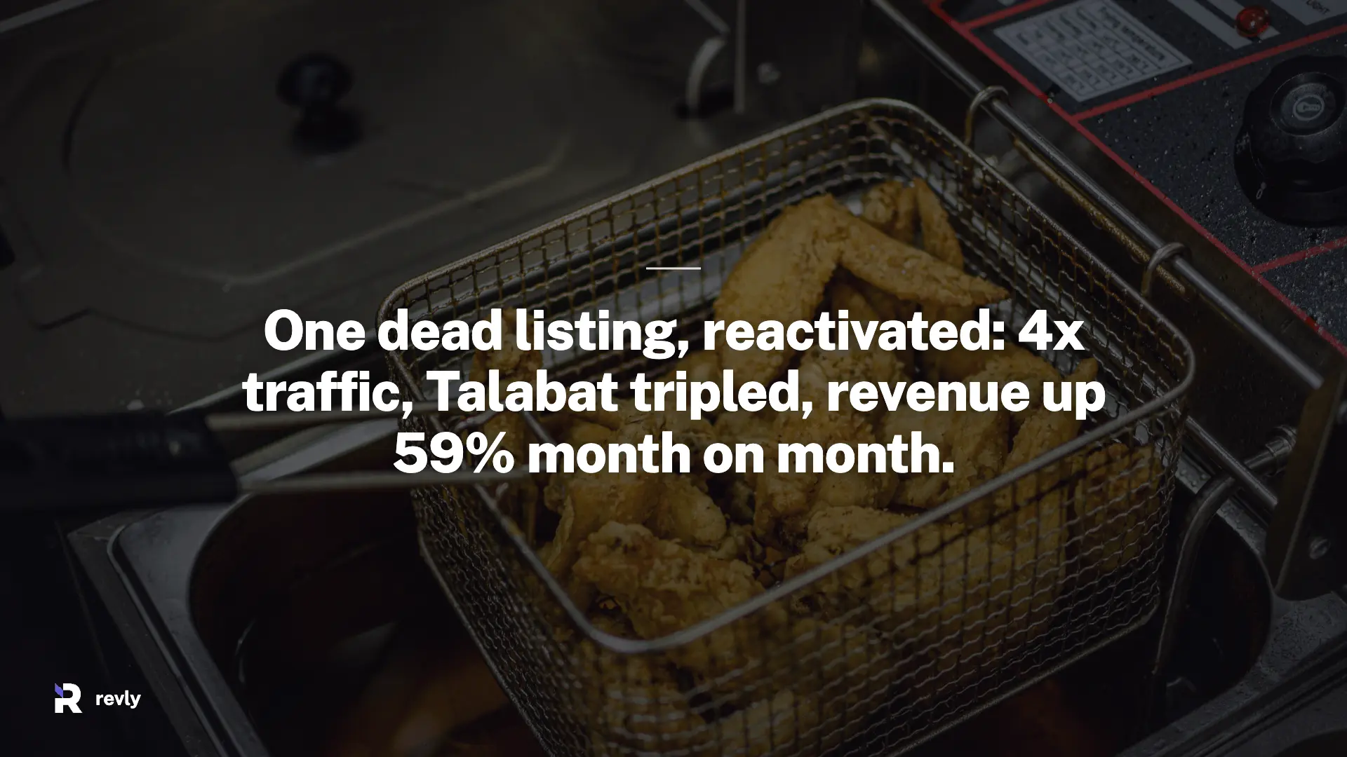 One dead listing, reactivated: 4x traffic, Talabat tripled, revenue up 59% month on month.