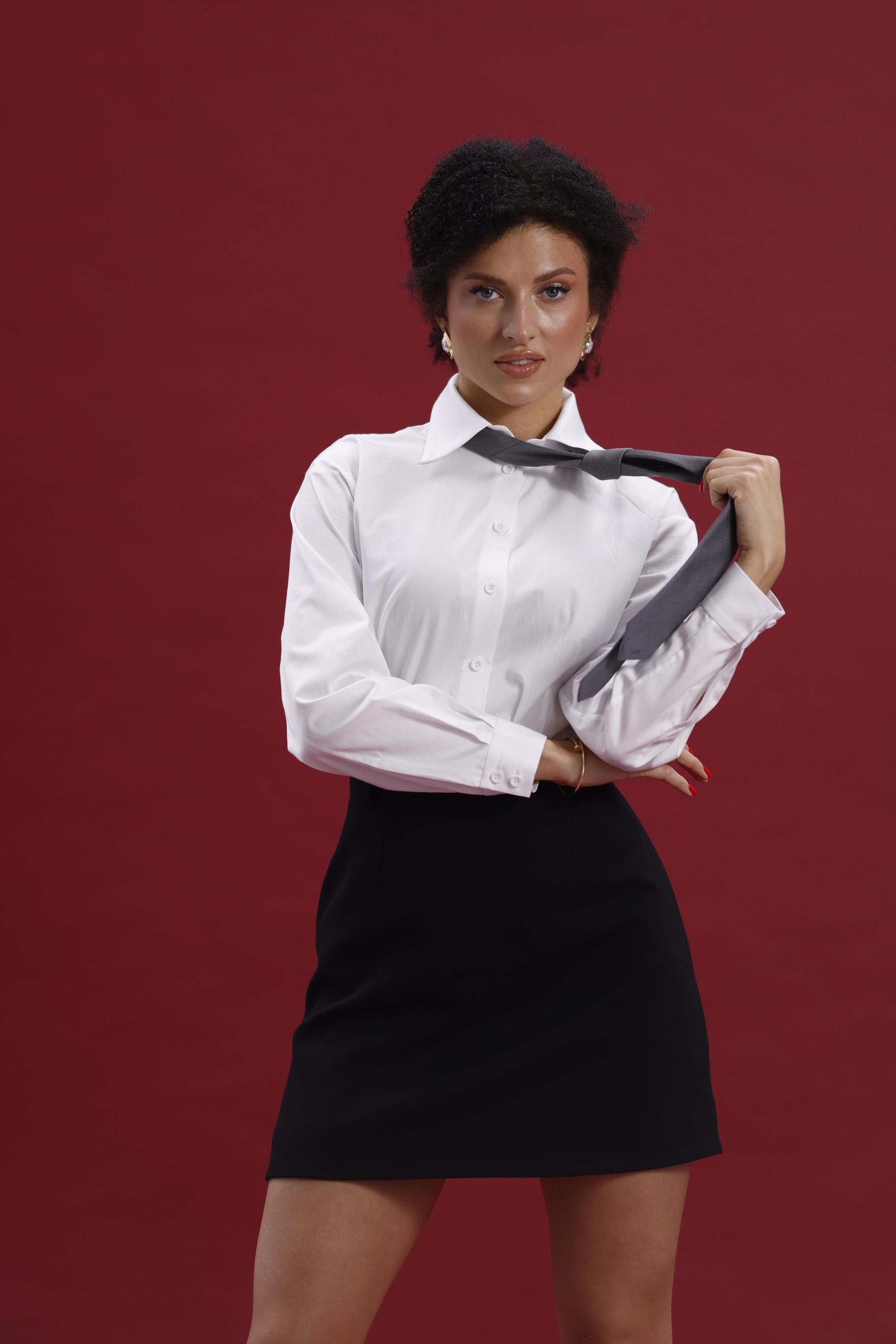 Базова сорочка, колір молоко, розмір XS — Ruslana Karika, фото 3