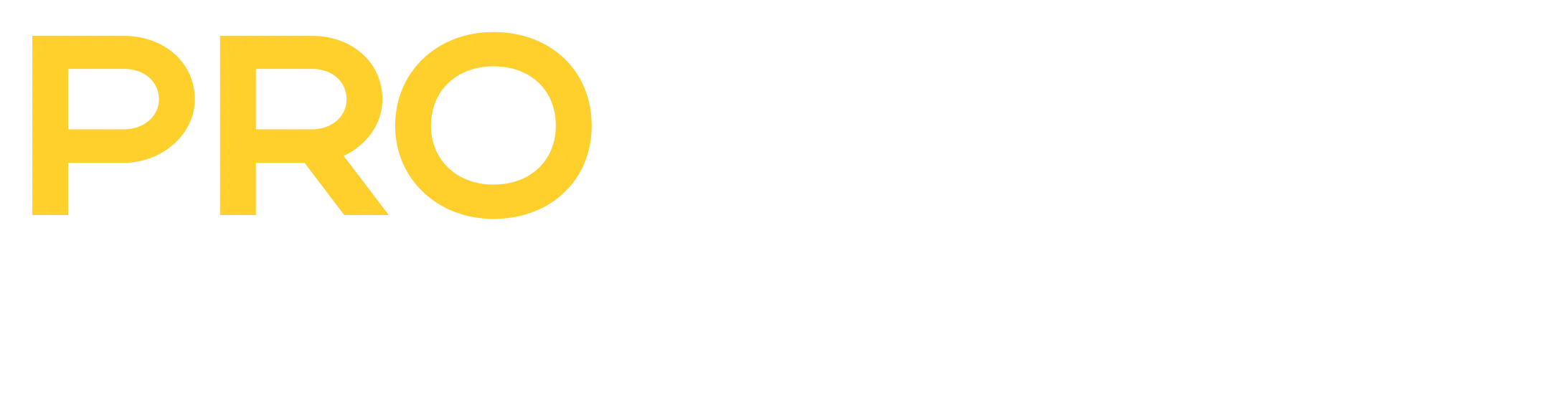 PRODANCE STUDIOS logo with PRO in yellow and DANCE STUDIOS in white on black background.