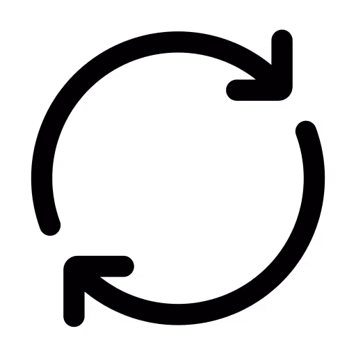 An icon showing a loop