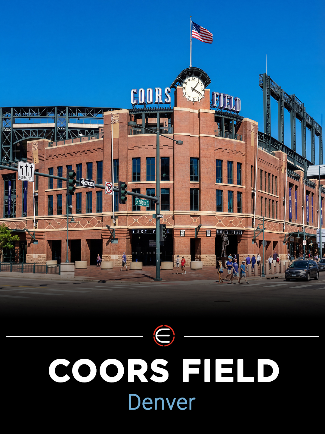 Coors Field in Denver home of the Colorado Rockies and one of the MLB ballparks fans must visit