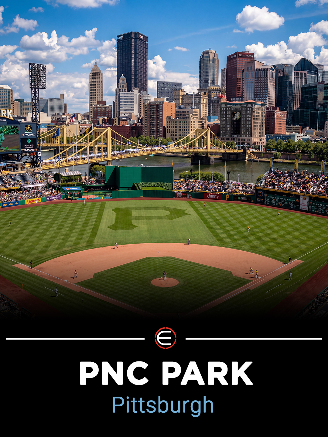 PNC Park in Pittsburgh with skyline view widely considered one of the MLB ballparks fans must visit