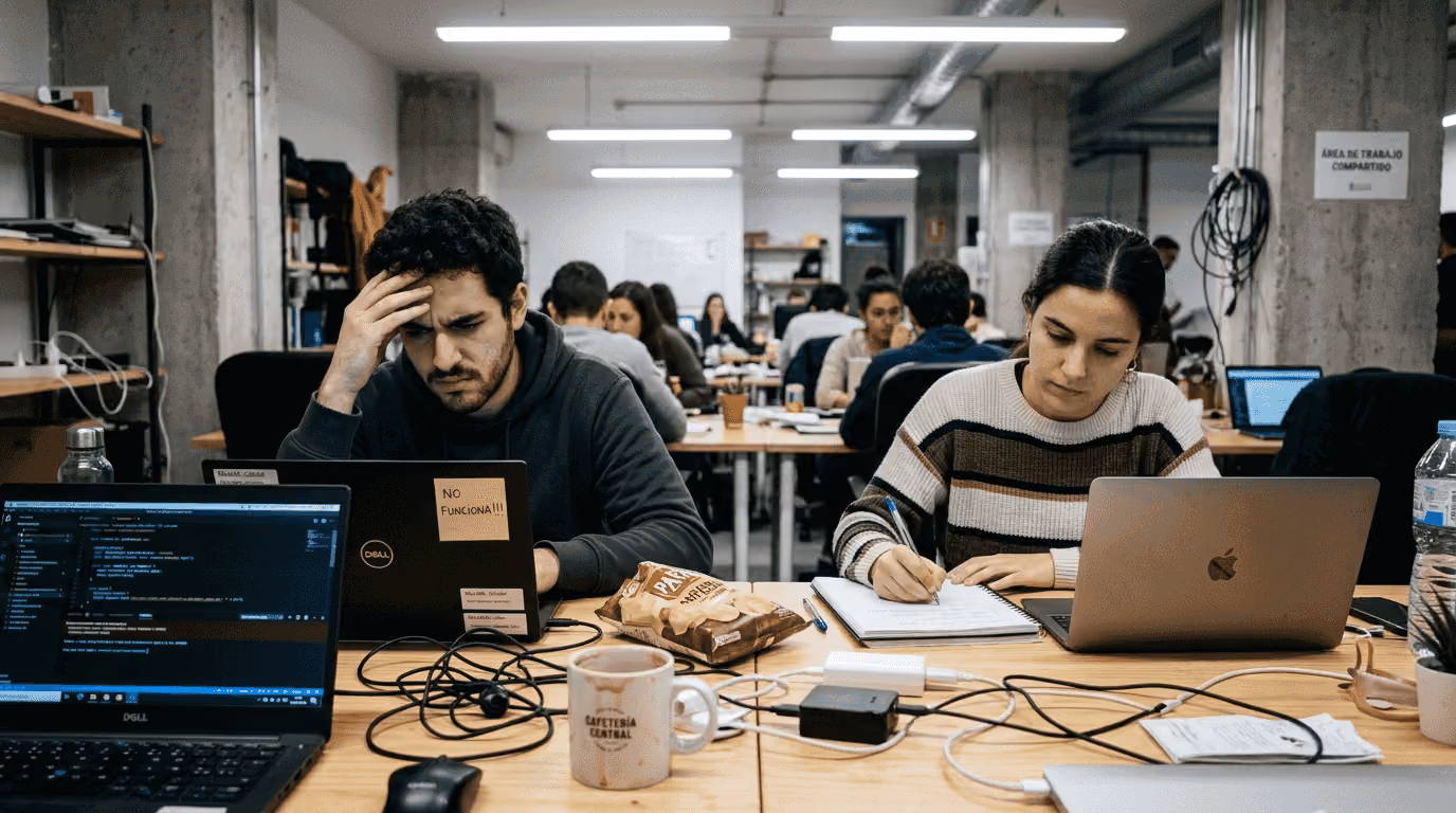 Espacio colaborativo para equipos de proyectos cripto